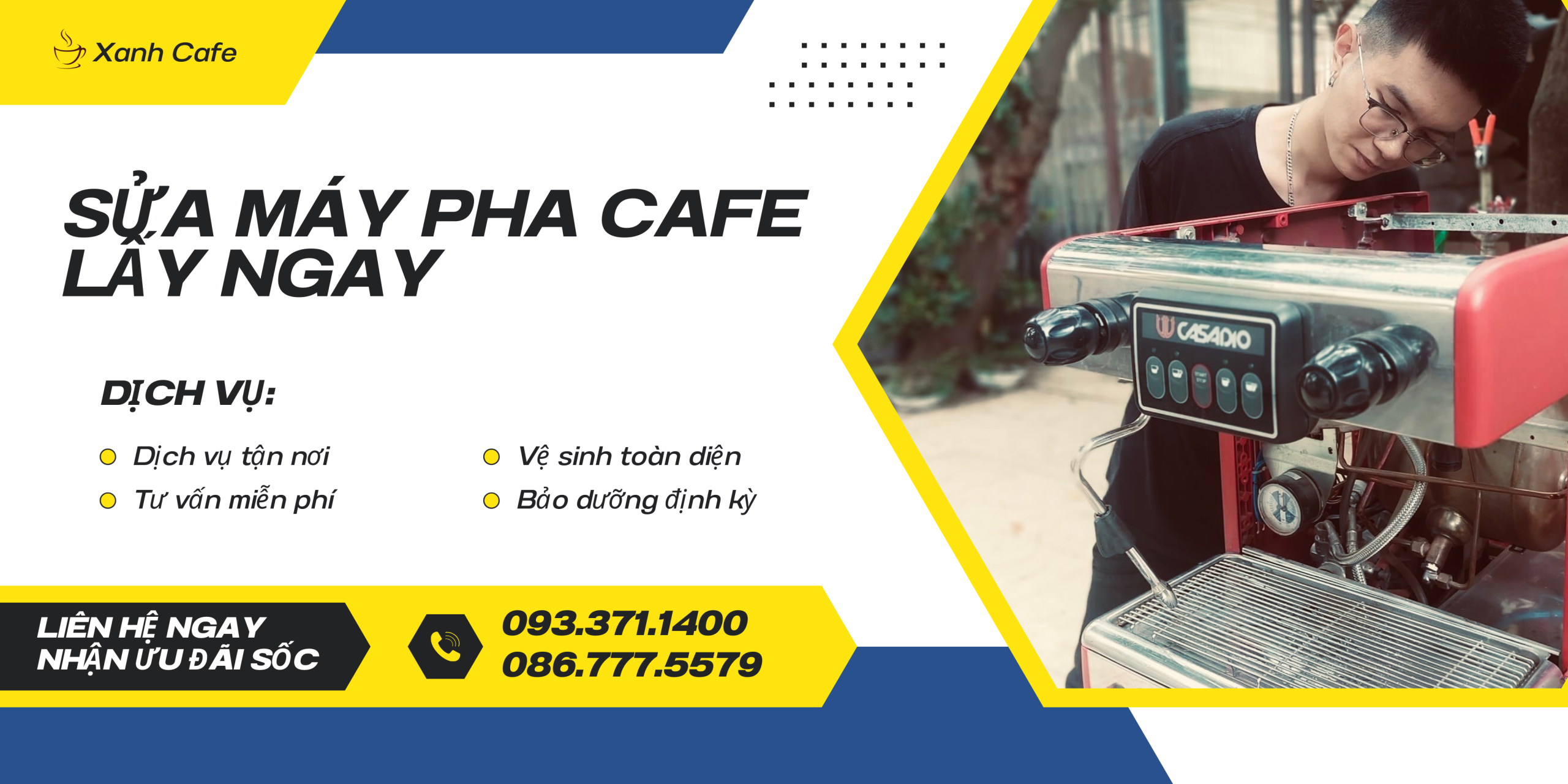 sửa máy pha cafe lấy ngay
